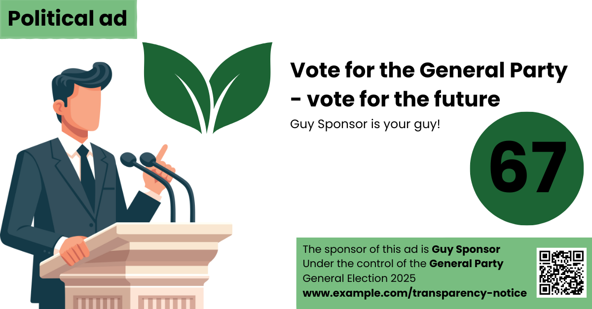Vote for the Green Party - vote for the future